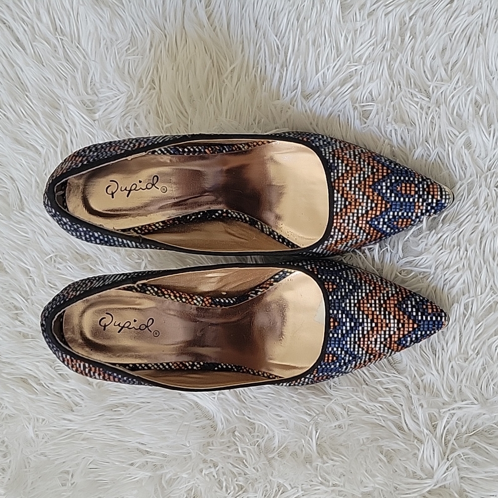 🌟Beautiful Blue and Orange Heels🌟